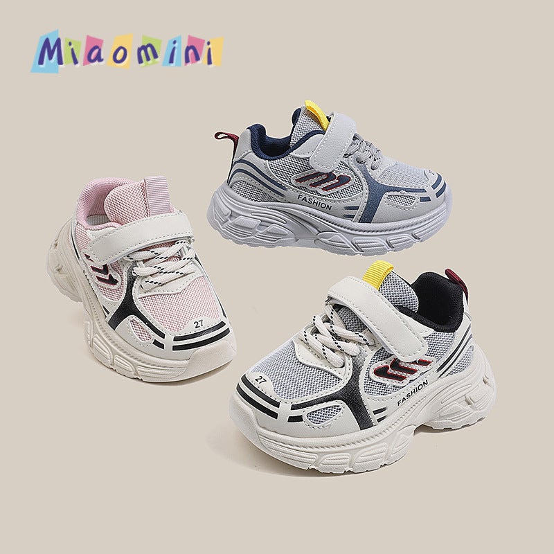 Mesh Sneakers Lightweight Flexible Sole Walking Shoes For Kids Indoor And Outdoor Activities - Image 2