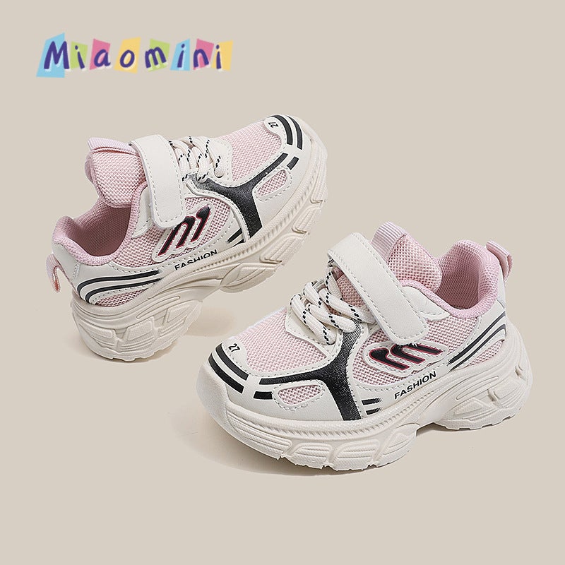 Mesh Sneakers Lightweight Flexible Sole Walking Shoes For Kids Indoor And Outdoor Activities - Image 4