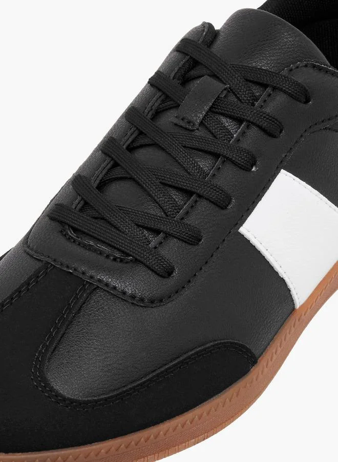 LBL By Shoexpress BLACK Men Lace-Up Ankle Sneakers for Men | Best Price UAE