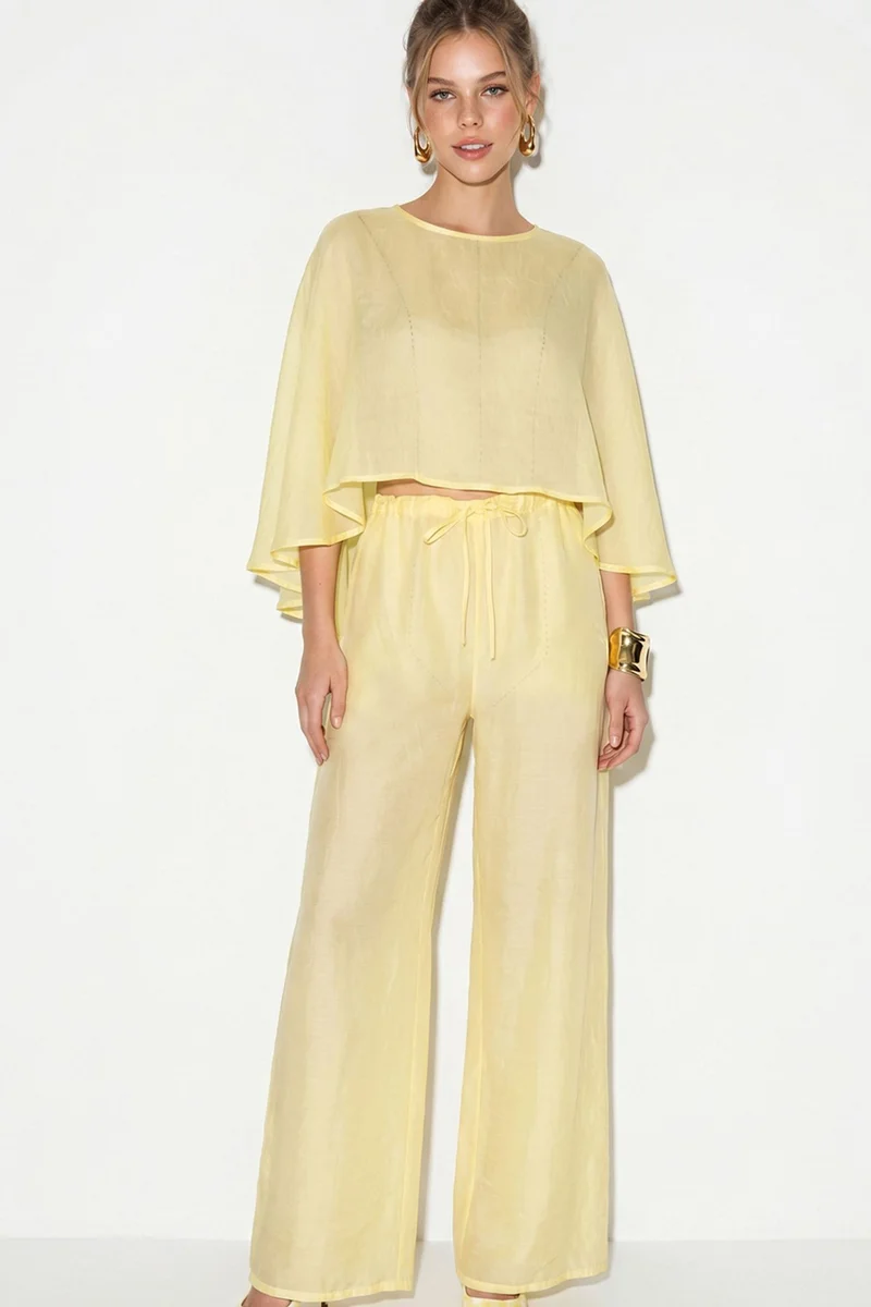 بيانكو لوتشي LUCCI Women's Two-Piece Coordinated Set