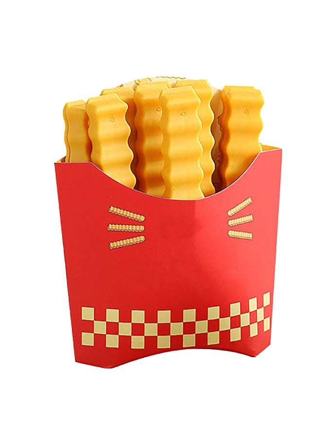 Thoraya Food Bag Clip Set Fun Cute French Fries Shaped Snack Bag Sealing Clip with Storage Box for Dried Fruit Bag  - Image 1