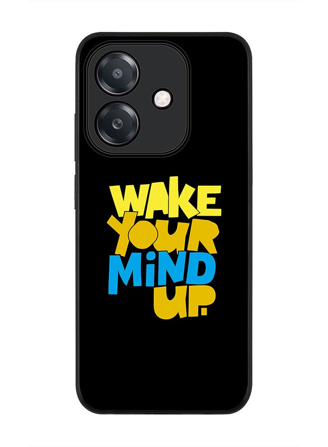 Stylizedd For Oppo A3x 4G / A3 4G Case,Slim fit Camera Protection, Shockproof Thin Phone cover - Wake your mind up - Image 1
