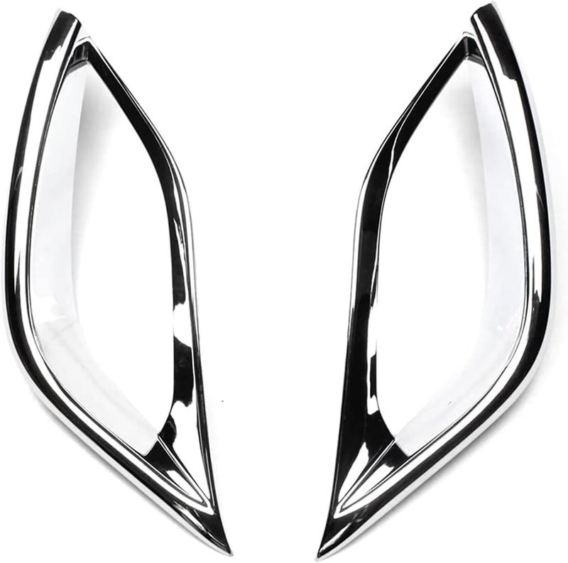 QASULER ABS Chrome Fog Light Lamp Cover for Toyota Highlander - Image 3