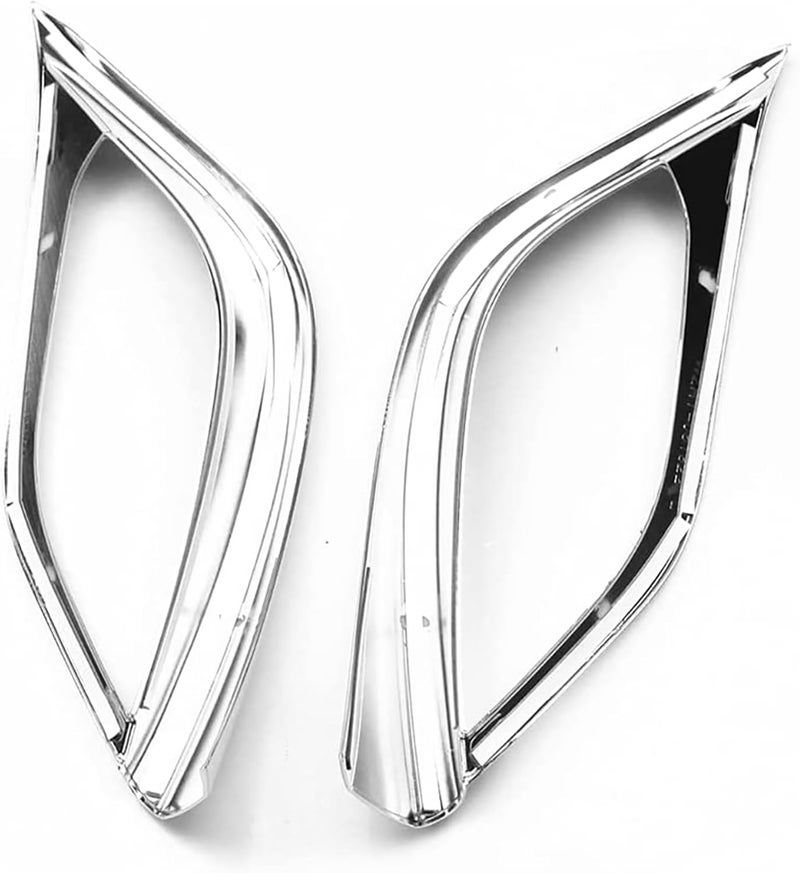 QASULER ABS Chrome Fog Light Lamp Cover for Toyota Highlander - Image 5