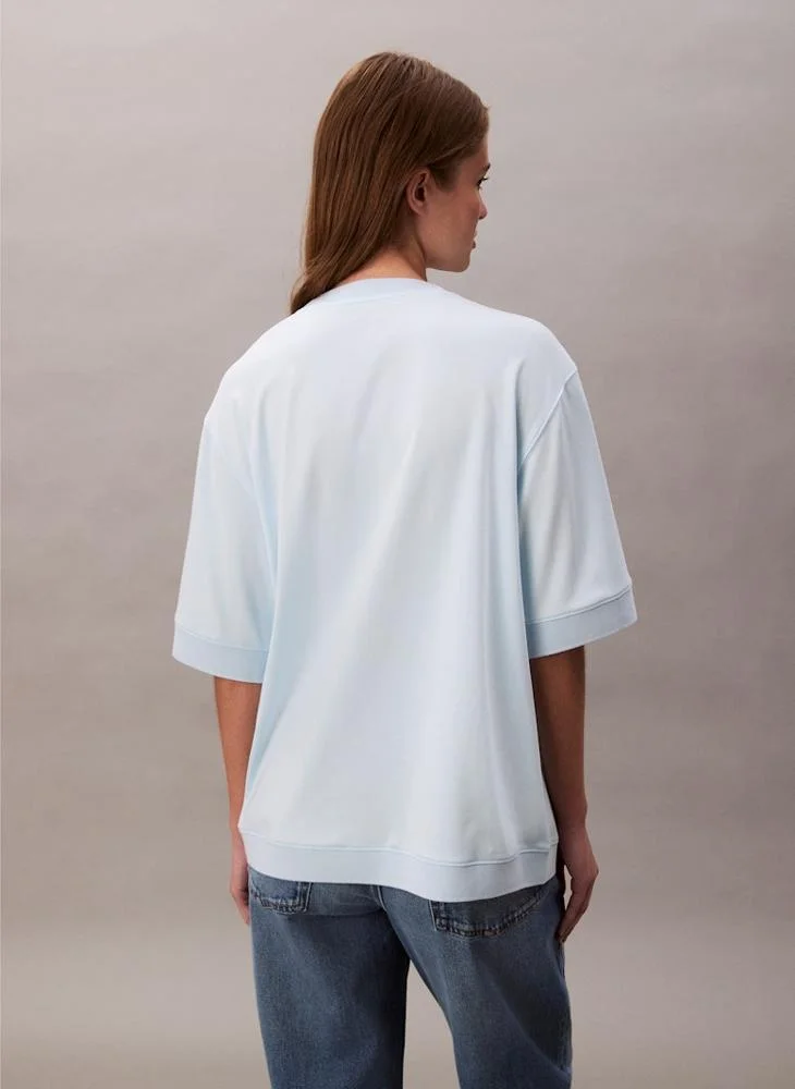 كالفن كلاين جينز Graphic Oversized Crew Neck T-shirt