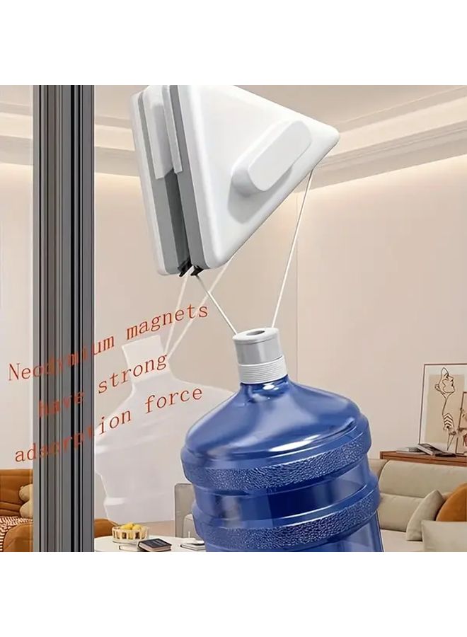 Heavy Duty Double Sided Window Cleaner 1pc Portable Magnetic Glass Cleaning Tool - Image 3