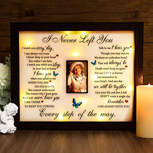 Fabuday Sympathy Gift LED Shadow Box 2x3 Picture Frame  Memorial Gifts for Loss of Mother Mom Dad Father Bereavement Ideas in Memory Loved One Gifts Condolences Rememberance Grief Funeral