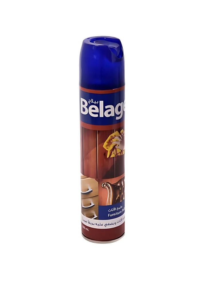 Belage Furniture Polish Spray – Wood & Leather Shine – 300ml