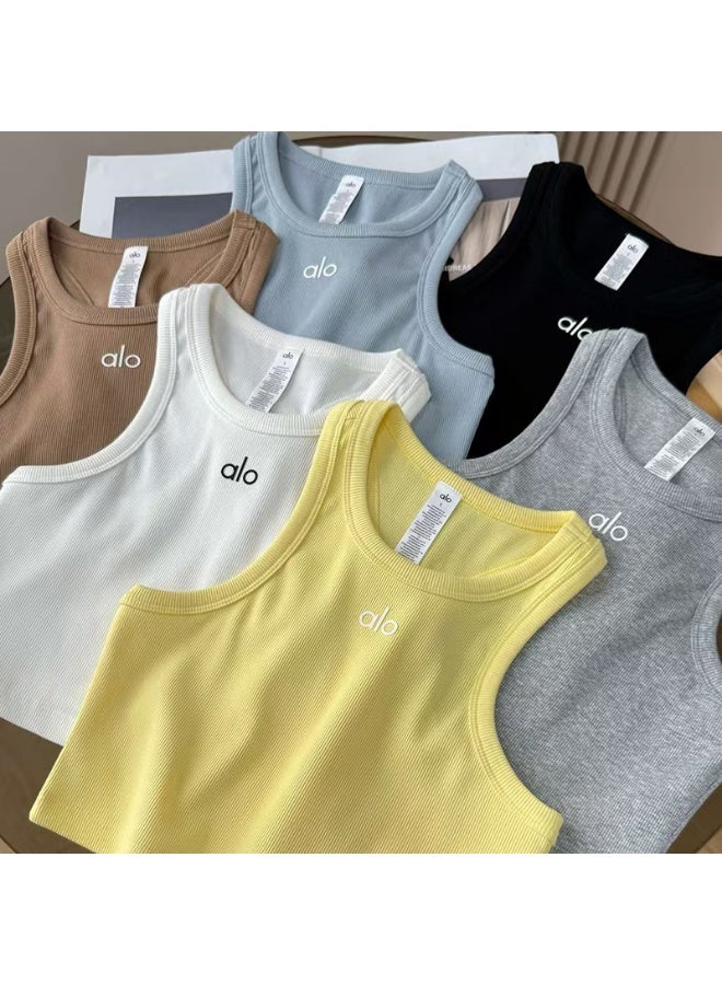 ألو Alo sports vest women's  running training beautiful back - Image 2