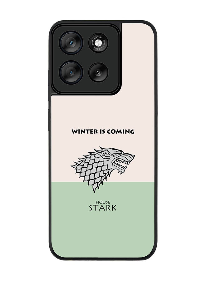 Stylizedd For Motorola Moto G56 Case,Slim fit Camera Protection, Shockproof Thin Phone cover  - GOT House Stark - Image 1