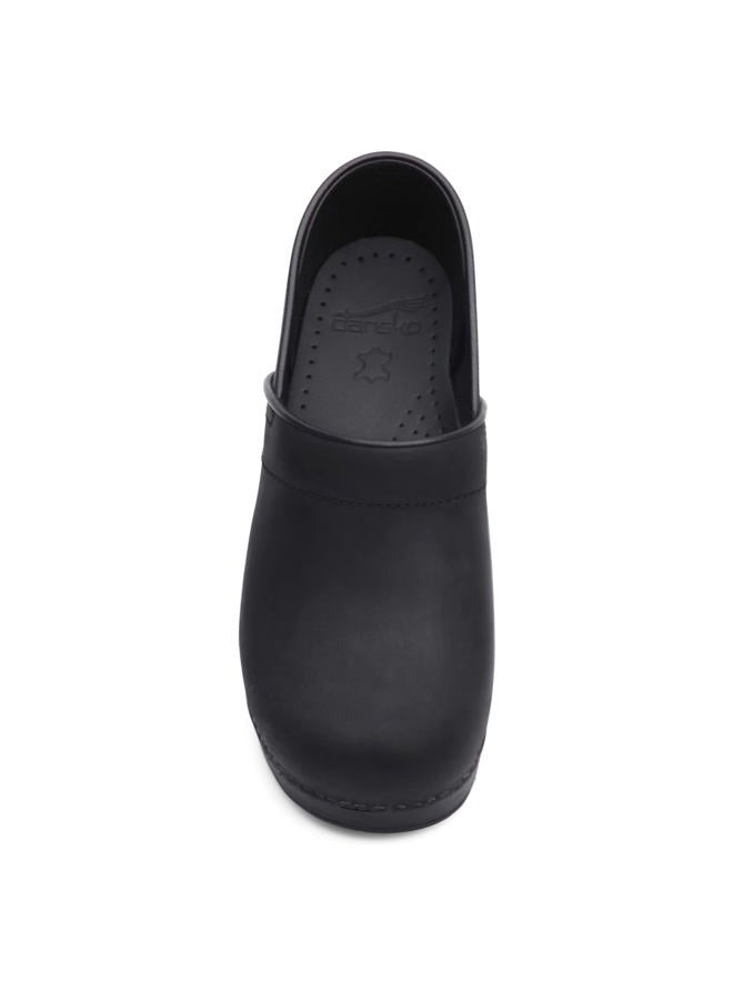 Dansko Womens Stapled Clog, Black Oiled, 7.5-8 Narrow US - Image 3