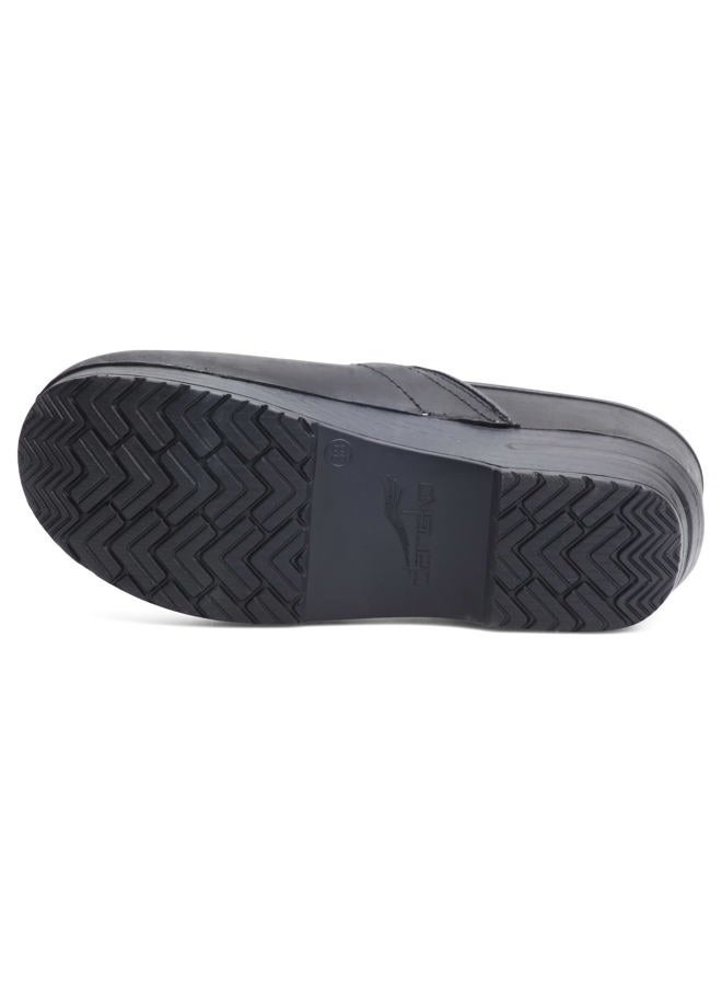 Dansko Womens Stapled Clog, Black Oiled, 7.5-8 Narrow US - Image 4