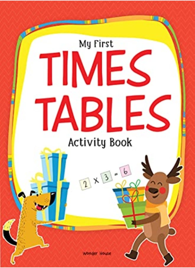 null - My First Times Tables Activity Book Multiplication Tables From 1 20 With Fun And Easy by Wonder House Books Paperback - Image 1