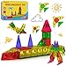 Anyeve 112PCS Mini Magnetic Tiles for Kids Magnetic Tiles Travel Set with Iron Box Portable Construction Toys STEM Educational Building Set for Kids Ages 48 Toddlers Boys Girls Birthday New Year Gift - Image 2