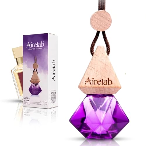 Airelab Car Air Freshener – Inspired by Baccarat rouge 540, Luxury Long Lasting Essential Oil Diffuser for Car Interior, Natural Odour Eliminator, Unisex Premium Car Perfume, Safe for Kids & Pets - Image 1