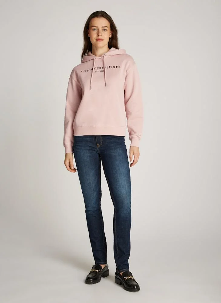 TOMMY HILFIGER Embroidered Pullover Hoodie
