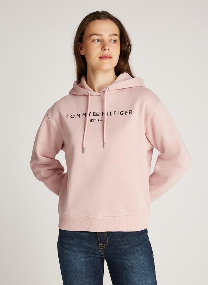 TOMMY HILFIGER Embroidered Pullover Hoodie  - Image 1