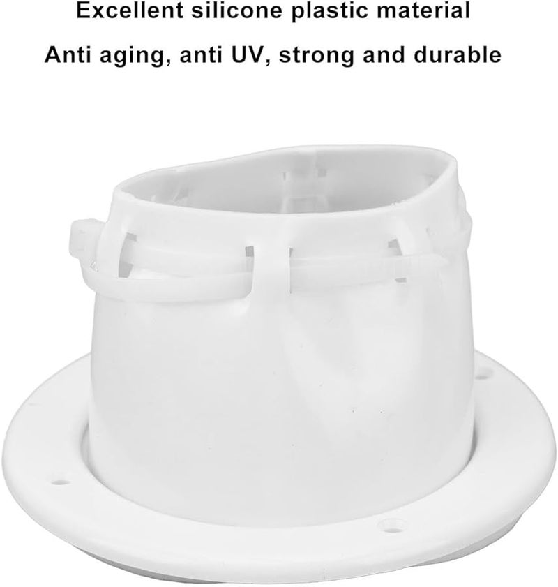 White Marine Cable Boot Universal Boat Transom Steering Wires Protective Cover - Image 5