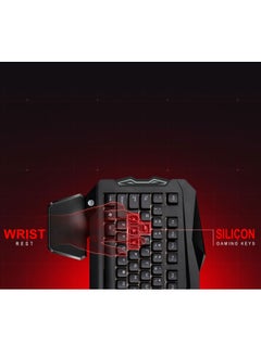 Bloody BLAZING GAMING WIRED KEYBOARD AND MOUSE B2100, DOUBLE SECURED WATER RESISTANT, CONVEX SILICON KEYS WITH NEON GLARE SYSTEM, FOR WINDOWS XP/ VISTA/ 7/ 8 /8.1 / 10 OR LATER, BLACK  - Image 3