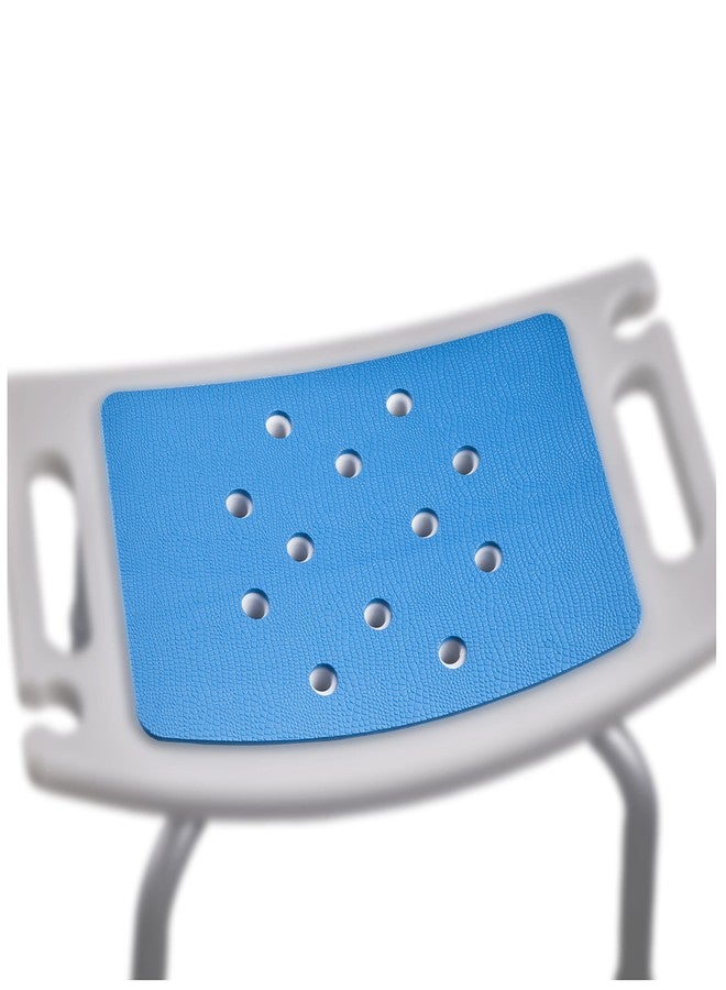 MINIVON Non Slip Mat for Shower Stool, Shower Chair Pad with Adhesive Backing, Waterproof Quick Dry Cushion Anti Skid Uneven Patterns, Cover Shower Bench, Bath Chair, Bathroom Bathtub Shower Seating Mat - Image 1