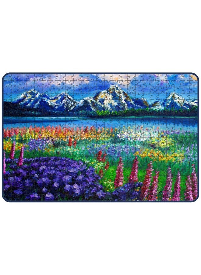 Webby Lavender Field Painting Jigsaw Puzzle, 500 Pieces - Image 2