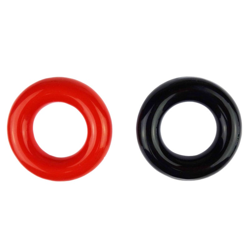 Zelerdo 2 Pack Golf Club Warm Up Swing Weight Ring Black and Red