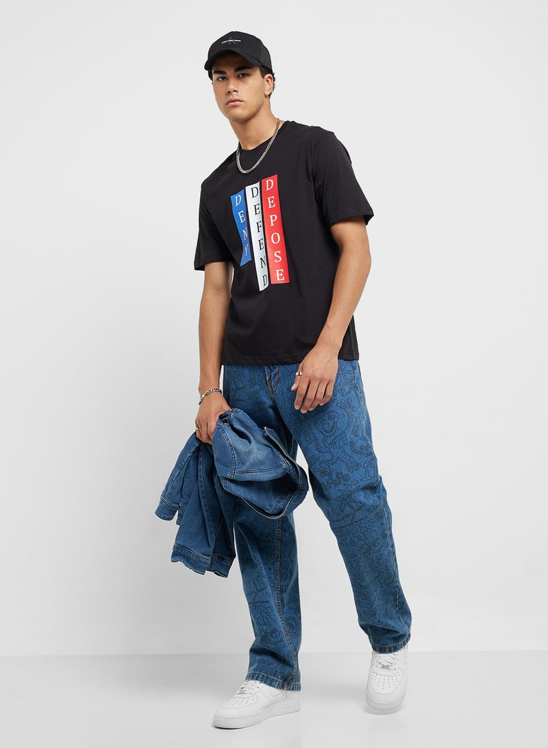 سفنتي فايف تيشيرت بياقة دائرية - Image 4