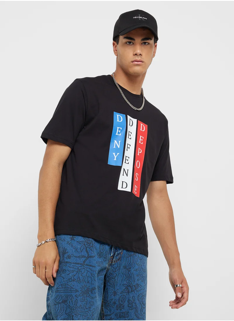 سفنتي فايف Crew Neck T-Shirt