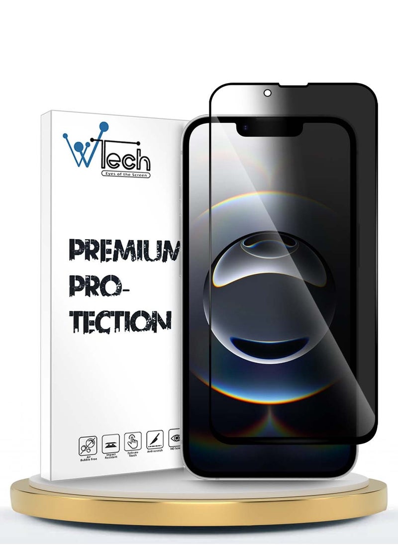 دبليو تيك واقي شاشة من الزجاج المقوى من Apple iPhone 16e 5G 2025 Premium E2E Series Premium E2E - شفاف / أسود  - Image 1
