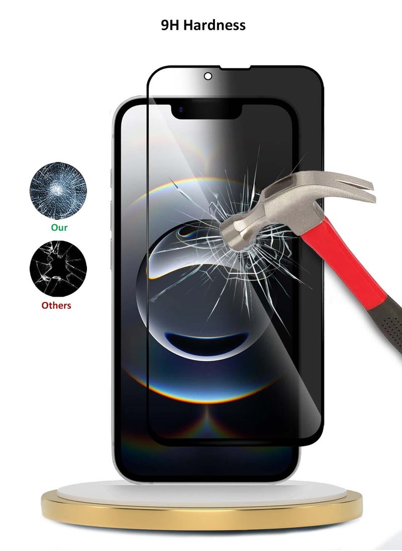 دبليو تيك واقي شاشة من الزجاج المقوى من Apple iPhone 16e 5G 2025 Premium E2E Series Premium E2E - شفاف / أسود  - Image 3