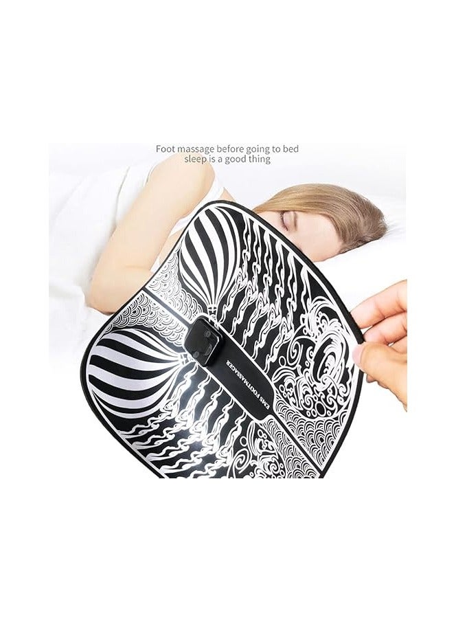 General Foot Massager, Electric Massage Pad Vibrating Foot Massager Smart Remote Control Blood Circulation Massage Pad,Foot Relaxation  - Image 3