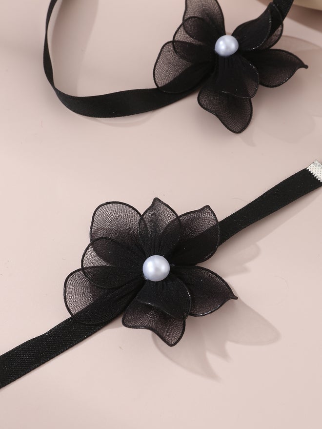 Take Two Set of 2 - Flower Necklace and Bracelet - Image 1