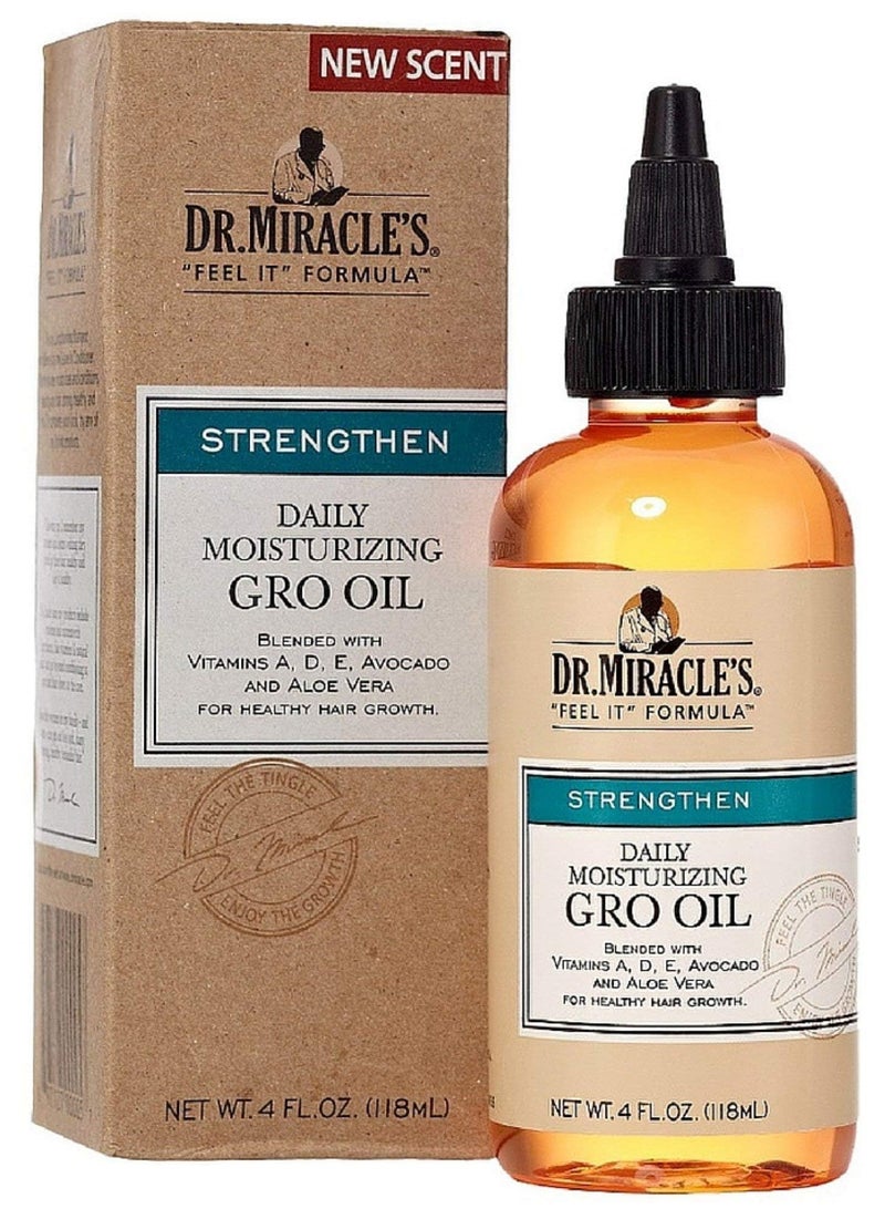 Dr Miracle's Daily Moisturizing Gro Oil 118ml