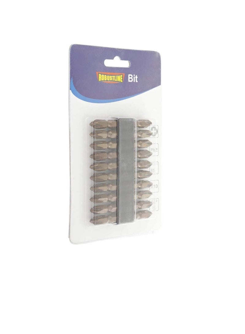 Robustline 65 mm Patta Screw Bit Double Side Philip - 20 Pieces - Image 3