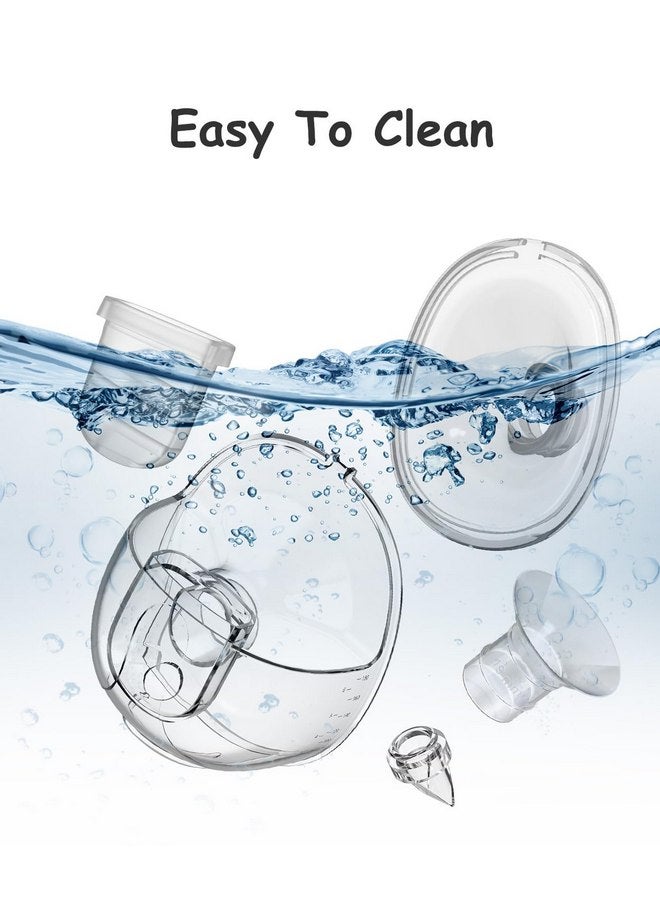 قطع غيار مضخة الثدي القابلة للارتداء، كوب تجميع الحليب، متوافق مع مضخة الثدي القابلة للارتداء S32، تتضمن صمام منقار البط، شفة 24 مم، غشاء سيليكون، رابط، قطعتان إضافيتان من شفة 19 مم - Image 4