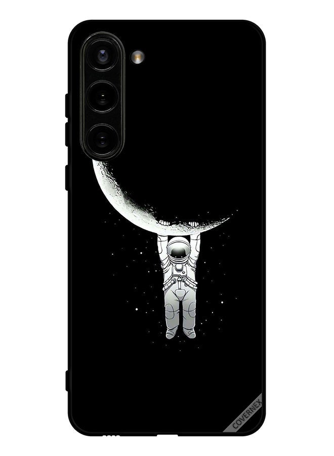 Covernex Protective Case Cover For Samsung Galaxy S23 Plus Astronaut Hanging On Moon Photographic Print - Image 1