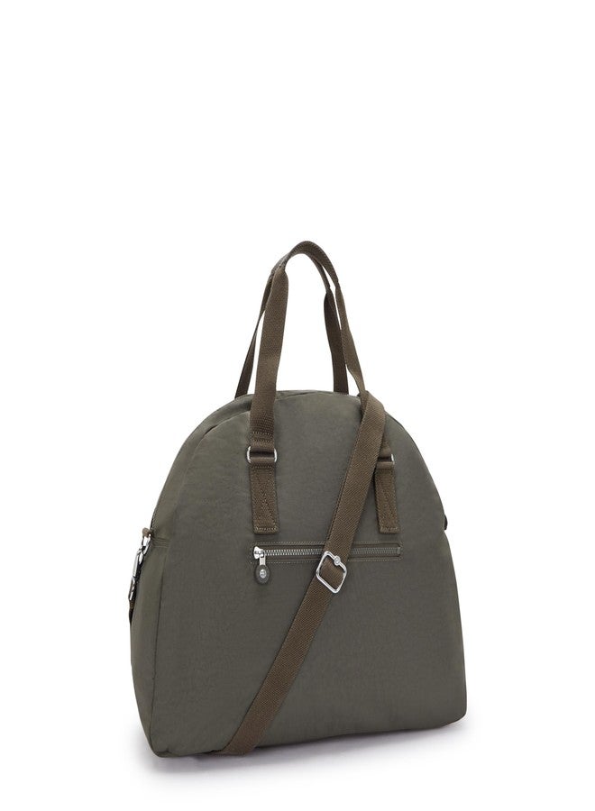 KIPLING KIPLING حقيبة كيبلينج النسائية يوجينا، مصنوعة يدويًا، مزودة بحزام كتف قابل للإزالة، وجيوب خارجية، وحقيبة سفر من النايلون. - Image 2
