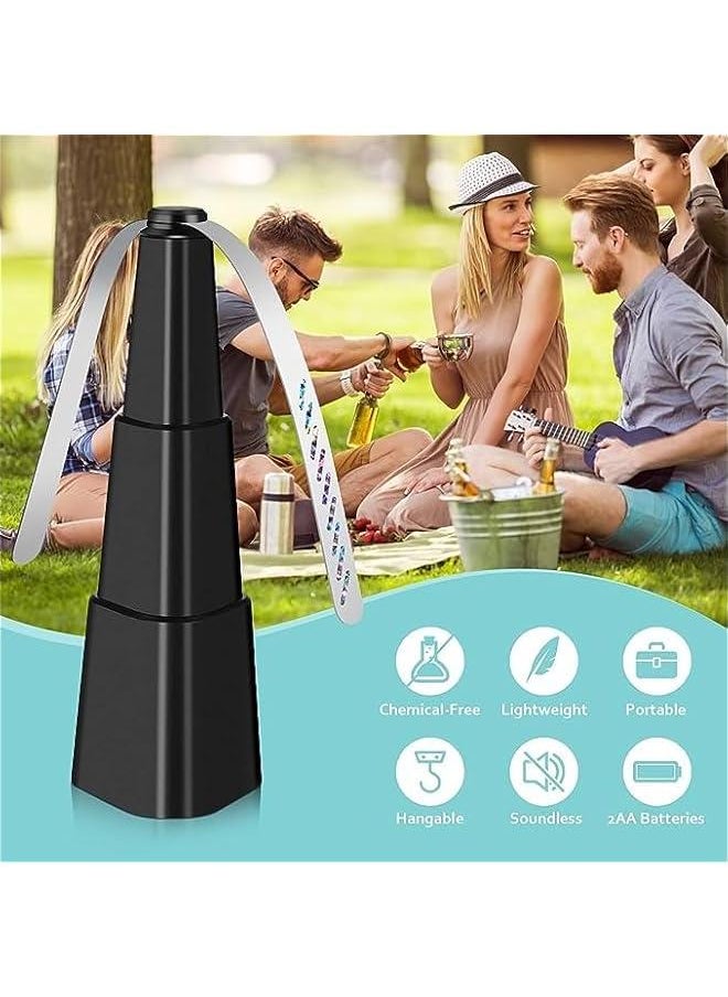 HOOKOR 2 Pack Fly Fans for Tables, Fly Repellent Fan Indoor Outdoor with Blades Keep Flies Away, Batteries Powered Bug Repellent Outdoor for Picnic, Party, Restaurant, Kitchen, and BBQ (2 Pack)  - Image 4