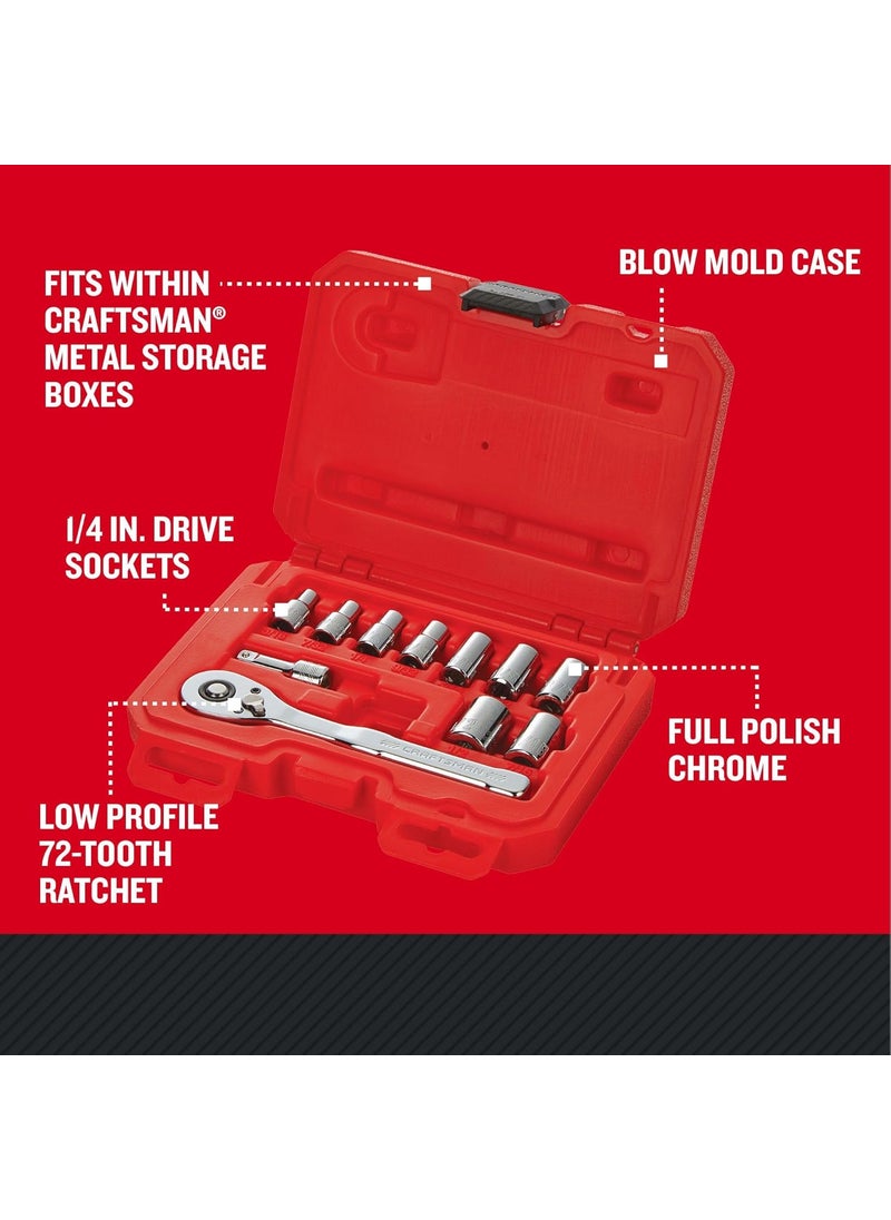 CRAFTSMAN CRAFTSMAN Mechanics Tool Set SAE 14 Inch Drive 11 Piece CMMT34870  - Image 2