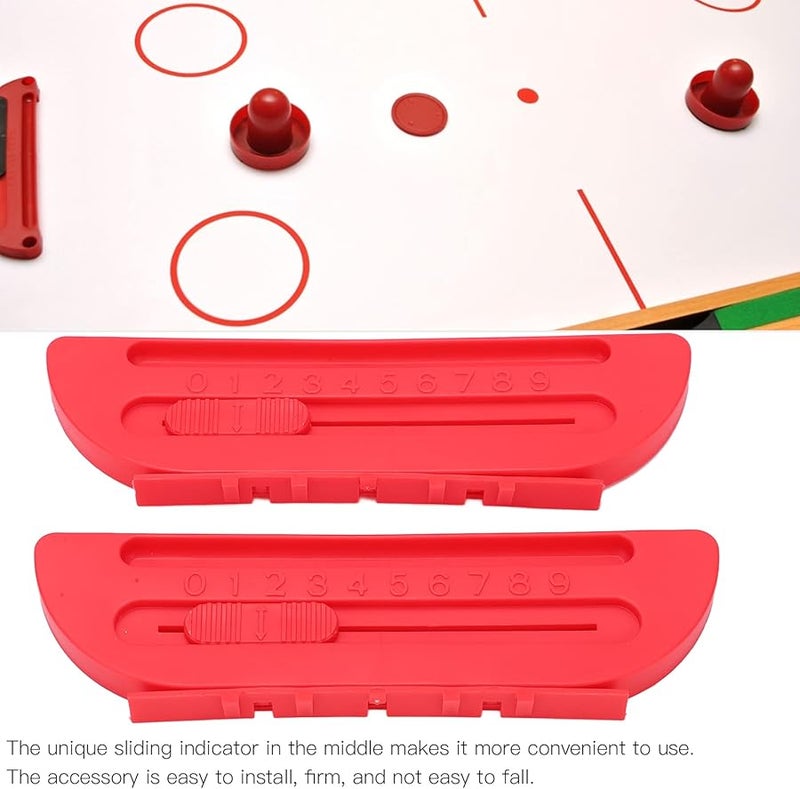 طاولة هوكي الباب هدف كرة مانع التسجيل وعداد النقاط 2 في 1 مجموعة 2 قطعة - Image 3