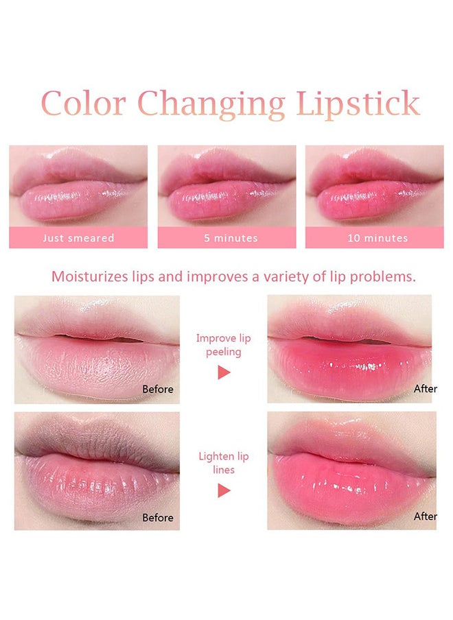 PEINIFEN - Avocado Tinted Lipstick, PH Lip Color Changing Lipstick Balm For Women Girls, Mood Long Lasting Color Change Light Pink Lipstick Lip Tint Makeup Lip Plumper Gloss - Image 1