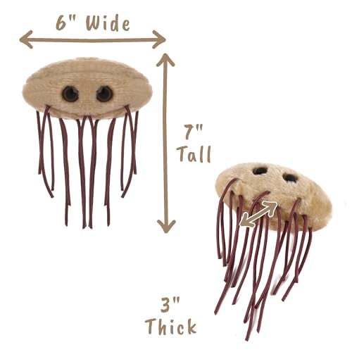 Giant Microbes GIANTmicrobes E. Coli Plush, Microbiology Gifts, Gastroenterologist Gift, Gastroenterology Gifts, Gut Microbiome, Medical Laboratory Scientists, Petri Dish - Image 4