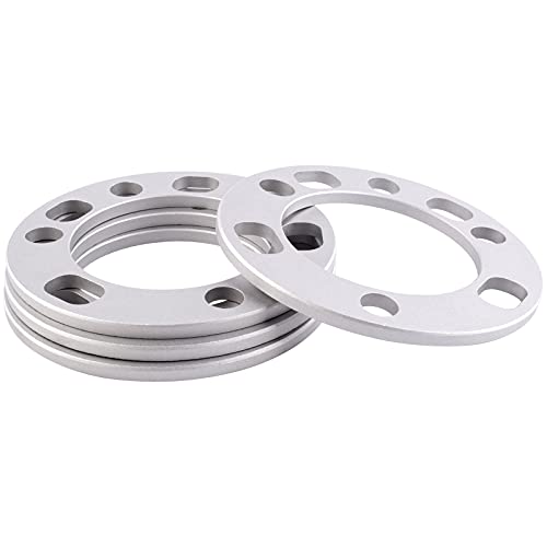 DCVAMOUS 4PC 5x5.5 6x5.5 5x139.7 6x139.7 فواصل عجلات عالمية 5/16" (8mm) متوافقة مع تويوتا-شيفروليه 6 لوج و دودج-فورد 5 لوج - Image 1