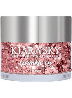 KIARA SKY Kiara Sky Sprinkle On Collection Glitter 1 oz, Rose Velvet 