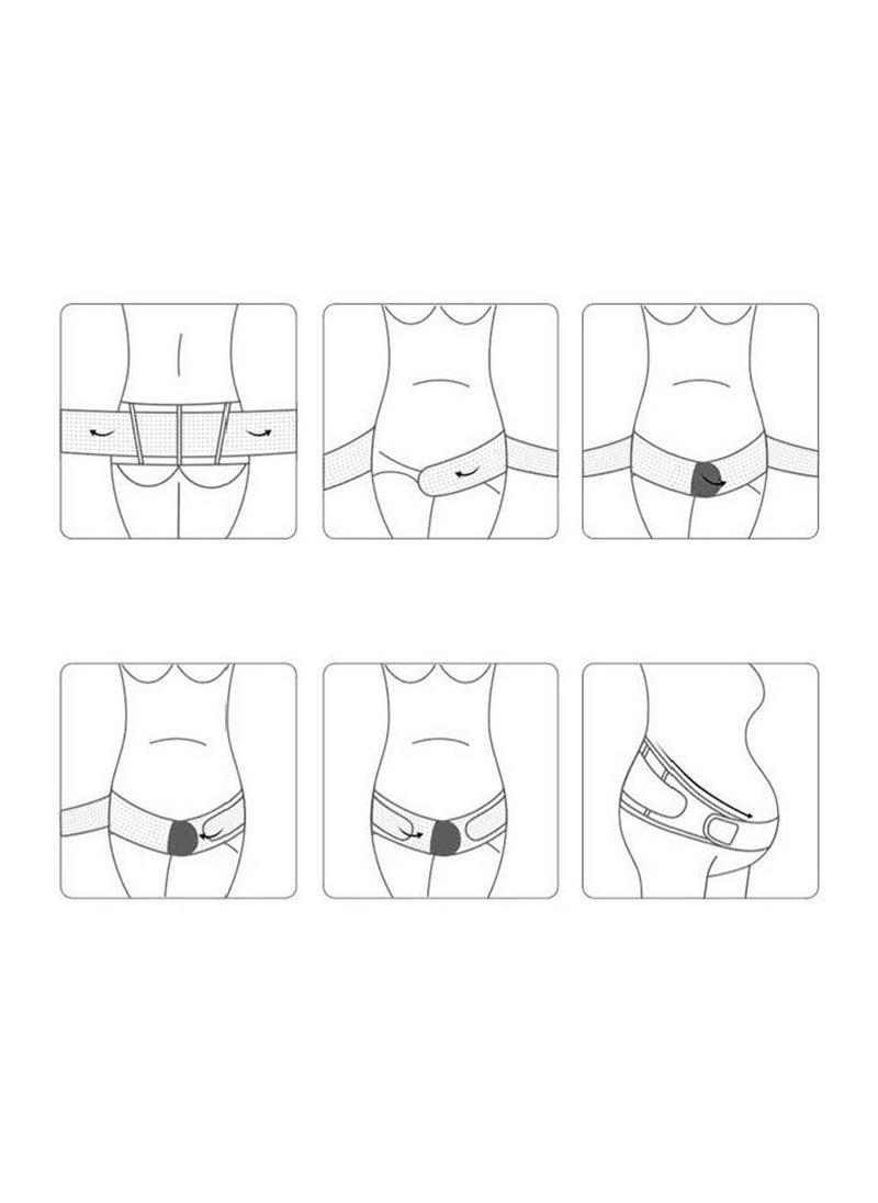 SYOSI Maternity Belt Maternity Support Belt Breathable Pregnancy Back Support Premium Belly Band Belly Brace Lightweight Abdominal Binder for Women One Size Beige  - Image 4