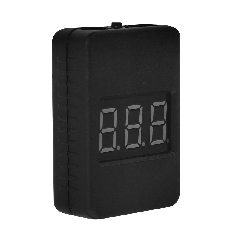 Digital Battery Capacity Voltage Tester For 1 8s Lipo With Low Voltage Alarm Black - Image 2