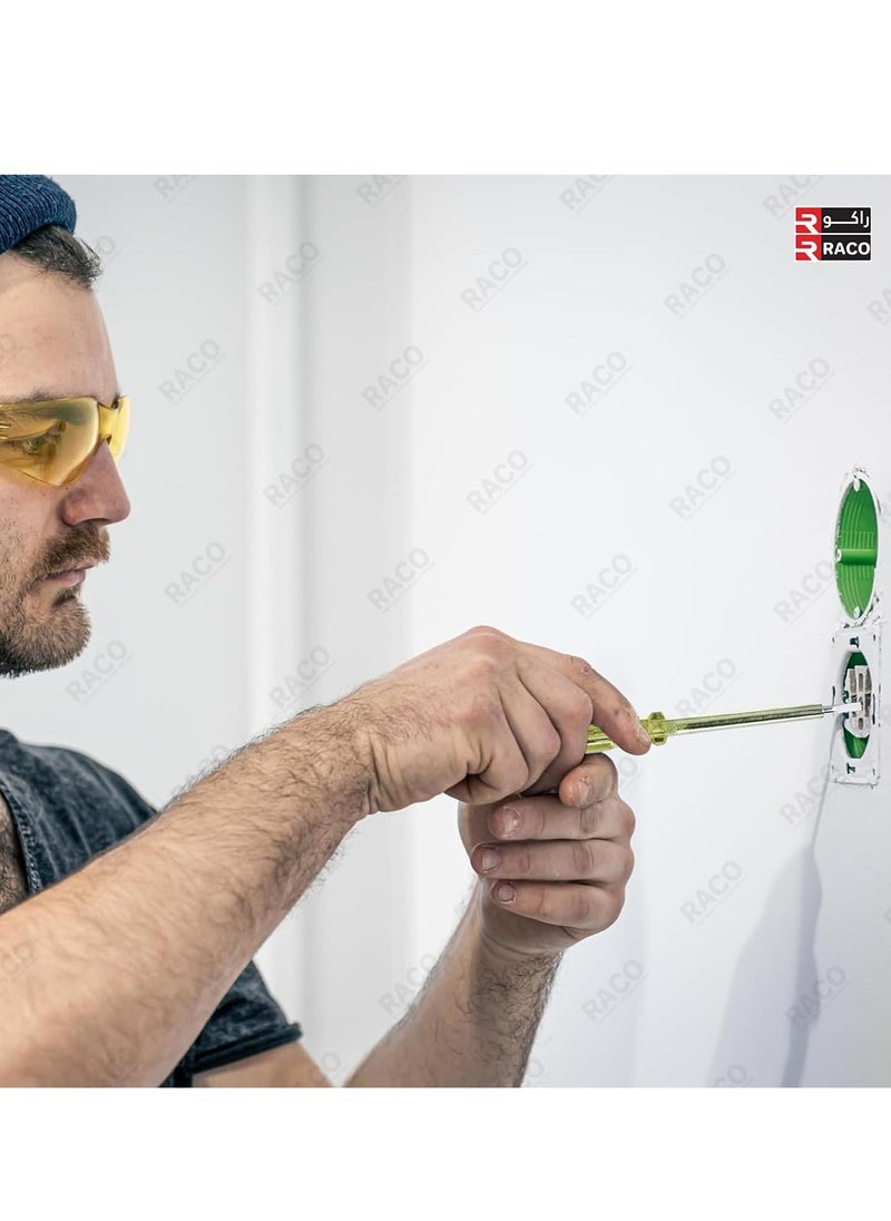 RACO - RACO Stanly Plier and Tester Combo | Combination Pliers and Multi-Purpose Spark Detection Screwdriver for Electrical Work - Image 1