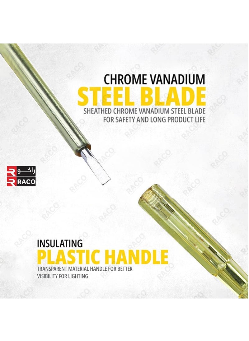 RACO - RACO Stanly Plier and Tester Combo | Combination Pliers and Multi-Purpose Spark Detection Screwdriver for Electrical Work - Image 1