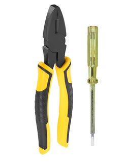 RACO RACO Stanly Plier and Tester Combo | Combination Pliers and Multi-Purpose Spark Detection Screwdriver for Electrical Work  - Image 1