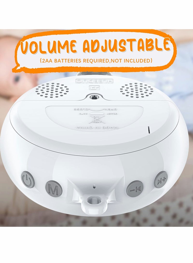 Baby Music Box Rotator, Crib Replacement Mobile Motor Rotation Universal Hanging Box, 12 Lullabies Battery Powered Bed Bell for Home Nursery Sleep - Image 4